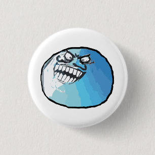 I Lied Rage Face Meme Ronde Button 3,2 Cm