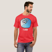 I Lied Rage Face Meme T-shirt (Voorkant volledig)