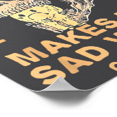 I Lift Weights Because It Makes The Sad Voices Go  Poster (Hoek)