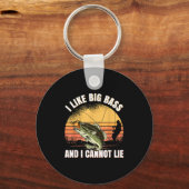 I Like Big B And I Cannot Lie Fishing Sleutelhanger (Voorkant)
