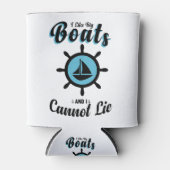 i like big boats and i cannot lie blikjeskoeler (Voorkant)