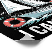 I Like Big Boats I Cannot Lie - Funny Sailing &amp Poster (Hoek)