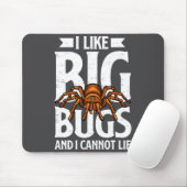 I Like Big Bugs And I Cannot Lie Funny Tarantula L Muismat (Met muis)