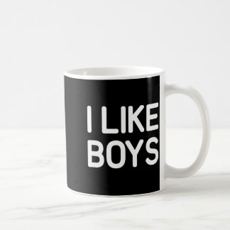 I Like Boys Funny Jokes Sarcastic  Koffiemok