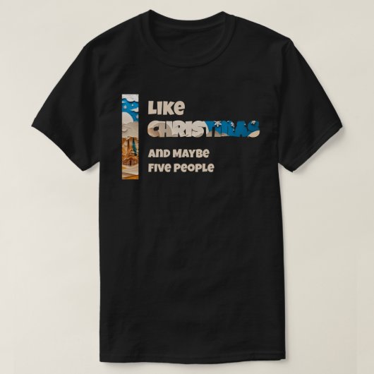 I like Christmas T-shirt (Design voorkant)
