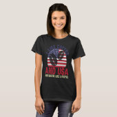 I Like Coffee And Usa And Maybe Like 3 People T-shirt (Voorkant volledig)