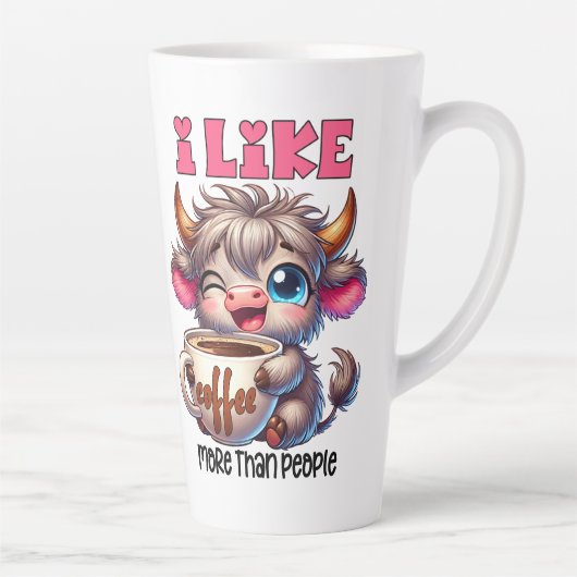 I Like Coffee More Than People Latte Mok (Rechts)