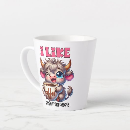 I Like Coffee More Than People Latte Mok (Linkerhoek)