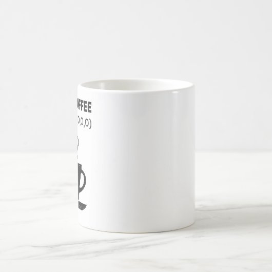 I Like My Coffee Black Funny Programme Coder Mug (Centre)