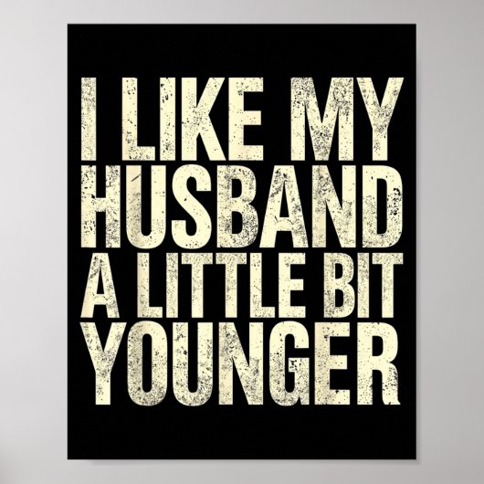 I Like My Husband A Little Bit Younger  Poster (Voorkant)