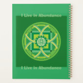 I Live in Abundance Law Planner (Achterkant)