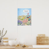 I’ll Give You Everything – Floral Robot Poster (Cuisine)