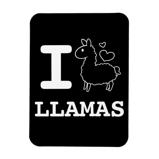 I Llama Llamas Magneet (Verticaal)
