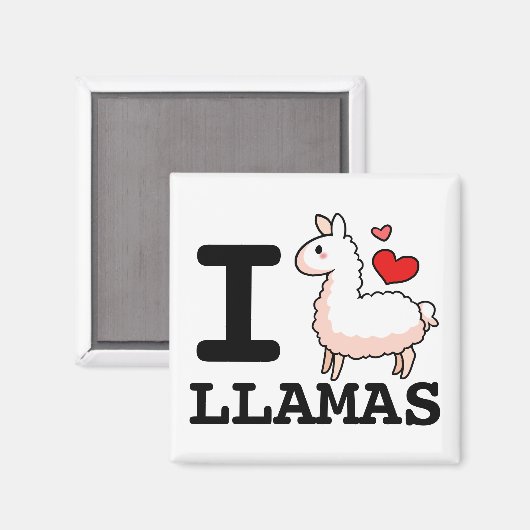 I Llama Llamas Magneet (Voorkant / Achterkant)