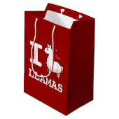 I Llama Llamas Medium Cadeauzakje (Achterkant Gekanteld)
