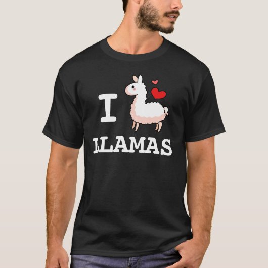 I Llama Llamas T-shirt (Voorkant)