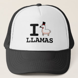 I Llama Llamas Trucker Pet