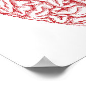 I Lobe Nerds Lobe Funny Poster Signe (Coin)