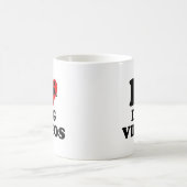 I Log Chien Vidéos Café Mug (Centre)