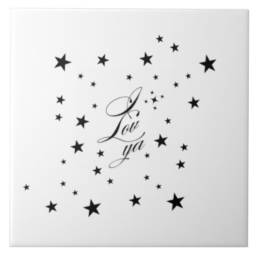 I lov ya tegeltje (Voorkant)