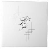 I lov ya  tegeltje (Voorkant)