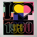 I love 1930 - Pop Art Posters<br><div class="desc">J'aime les années 1930</div>