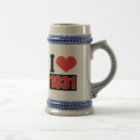 I love 1931 - Mugs