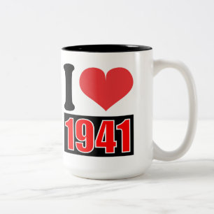 I love 1941 - Mugs