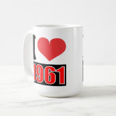 I love 1961 - Mugs (Devant gauche)