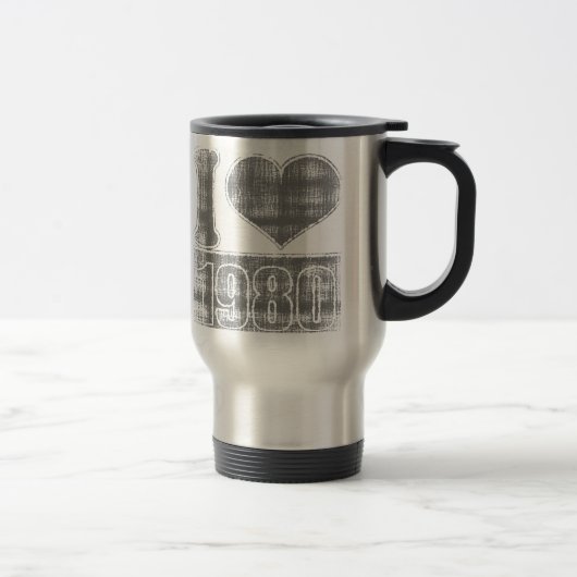 I love 1980 Vintage - Mug (Droit)