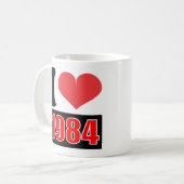 I love 1984 - Mugs (Devant gauche)