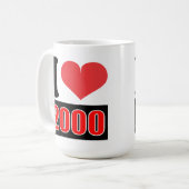 I love 2000 - Mugs (Devant gauche)