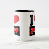 I love 2000 - Mugs (Centre)