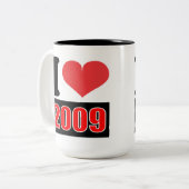 I love 2009 - Mugs (Devant gauche)