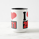 I love 2011 - Mugs (Centre)
