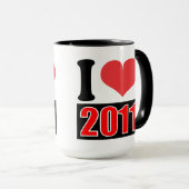 I love 2011 - Mugs (Devant droit)