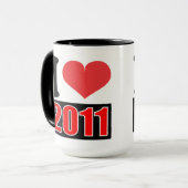 I love 2011 - Mugs (Devant gauche)