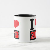 I love 2013 - Mugs (Centre)