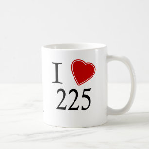 I Love 225 Baton Rouge Koffiemok