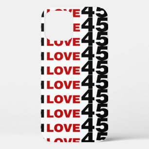 I Love 45 Hoesje-Mate iPhone Case