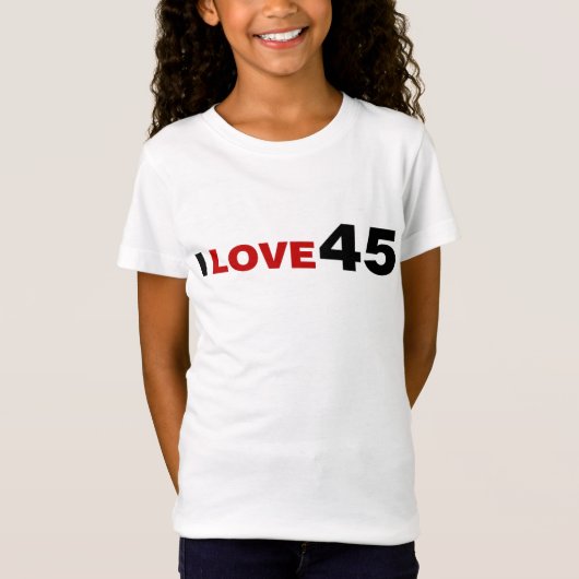 I Love 45 T-Shirt (Devant)