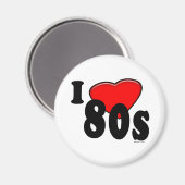 I Love 80s Magnet (Recto/Verso)
