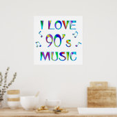 I Love 90's Poster (Keuken)