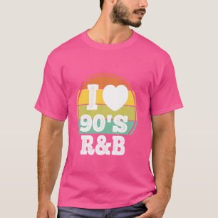 I Love 90s R&B Music 90's Party Concert Kostuum T-shirt