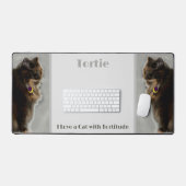 I Love a Cat with Tortitude Feline Photographic (Clavier et souris)