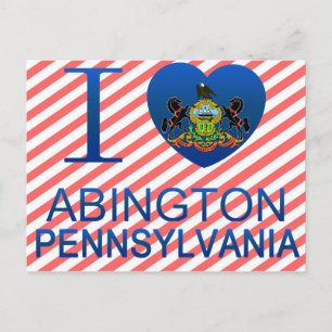 I Love Abington, PA Briefkaart
