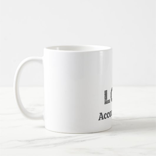 I Love Accountability Coffee Mug (Gauche)