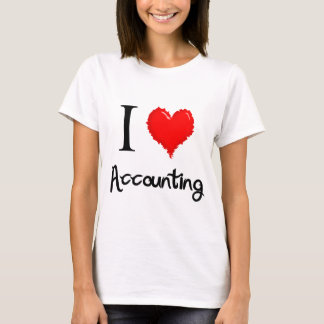 i-love accounting t-shirt