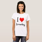 i-love accounting t-shirt (Voorkant volledig)