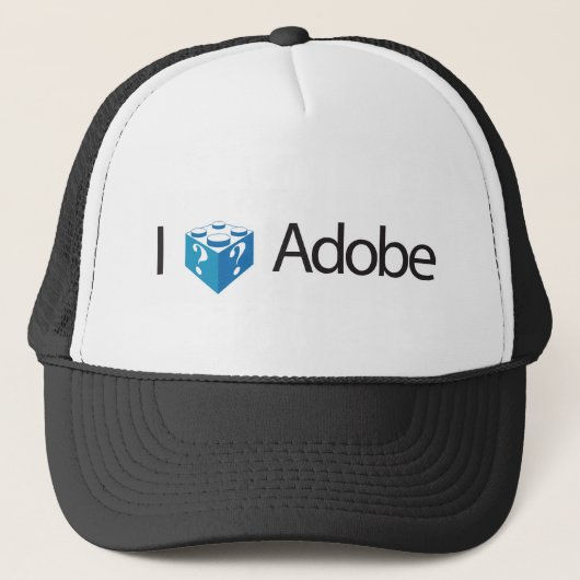I Love Adobe Trucker Pet (Voorkant)